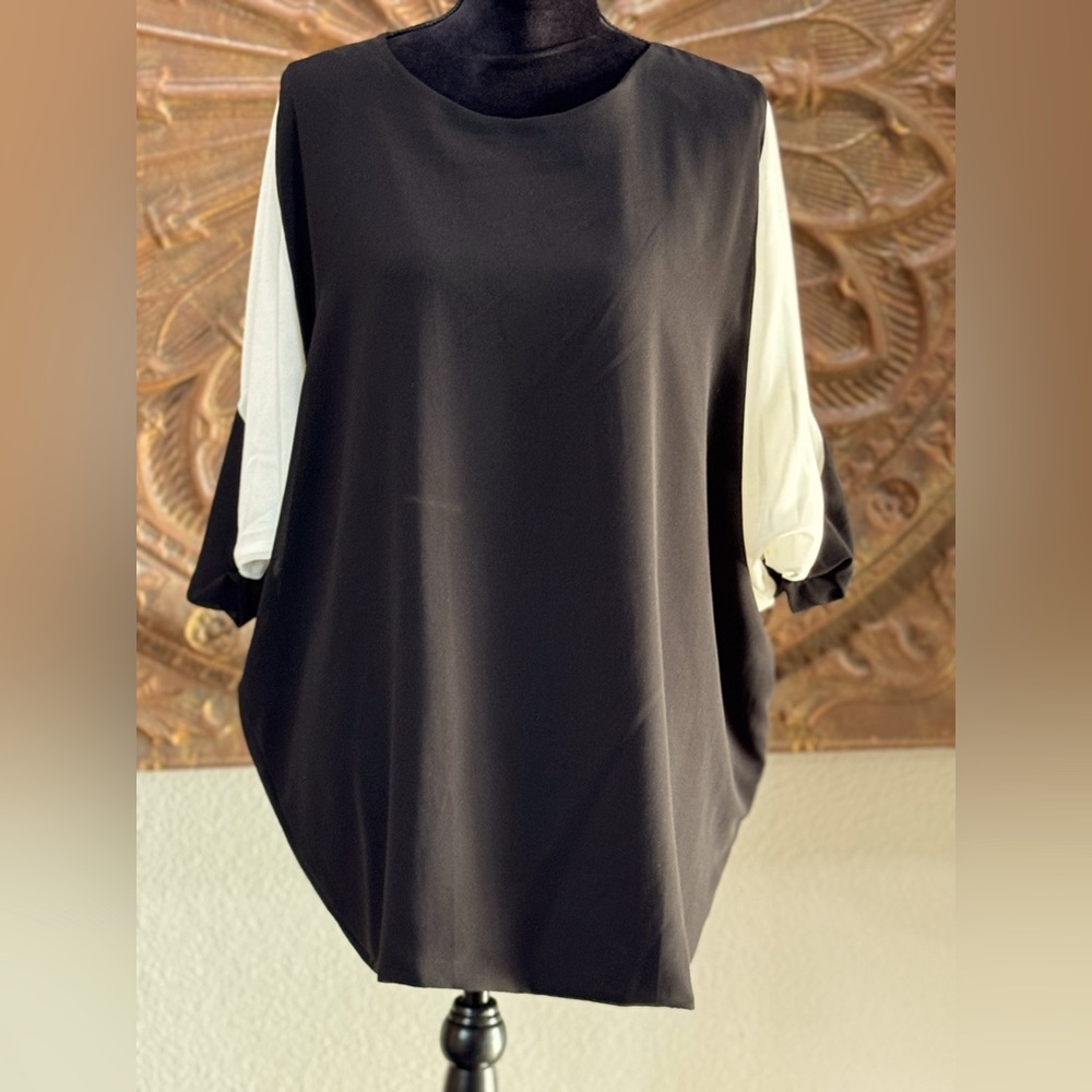Fully Lined Batwing Blouse